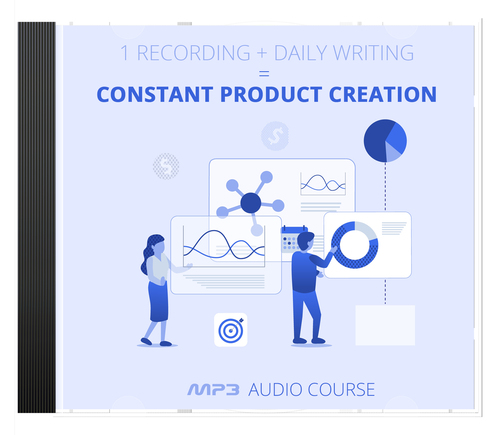 Product picture One recording plus Daily Writing equals Constant Product Cre