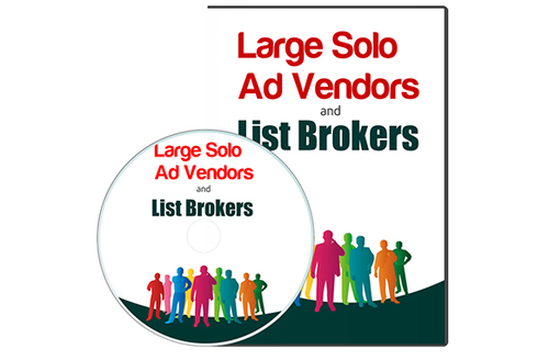 Product picture Large Solo Ad Vendors And List Brokers